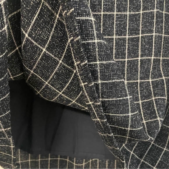 Bohme. A Line Skirt. Navy and Cream. - Picture 2 of 3